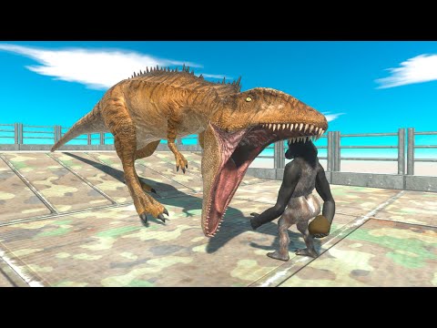 Carcharodontosaurus Death Run - Animal Revolt Battle Simulator