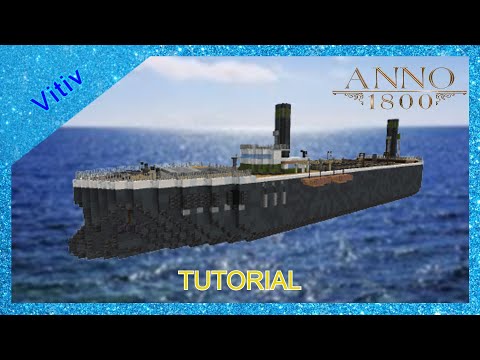 Anno 1800 Oil Tanker in Minecraft - 1:1 Scale - Tutorial