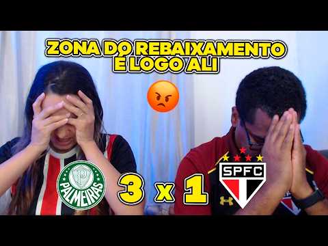 REACT PALMEIRAS 3 X 1 SAO PAULO - MAIS UMA DERROTA NO CHOQUE-REI  😡 😡