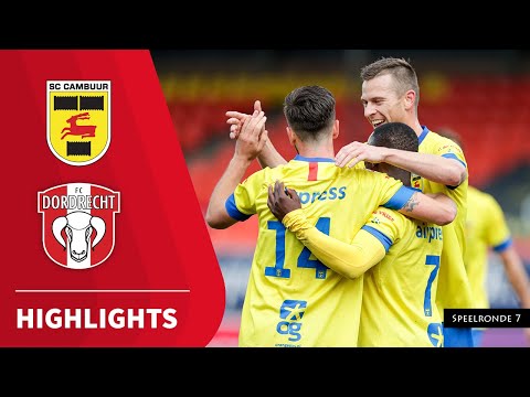 Samenvatting SC Cambuur - FC Dordrecht (11-10-2020)