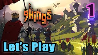 Let's Play - 9 Kings - Full Gameplay - Addictive Strategy Survival City Builder Auto Battler