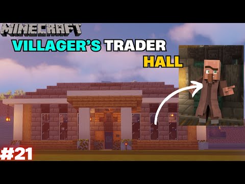 EPIC Minecraft Villager Trading Hall Adventure!