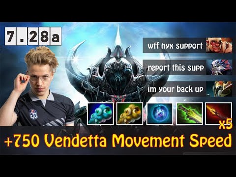 New 7.28A WTF Support Nyx Assassin become Carry - UNLOCK MAX MOVEMENT SPEED - Dota 2