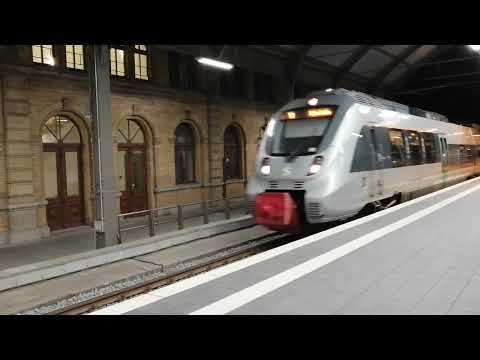 Einfahrt S3 S-Bahn Mitteldeutschland nach Halle-Trotha in Halle Hbf