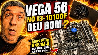 VEGA 56 NO O3 10100f !!! ME SURPREENDEU !!! #vega56 #intel 