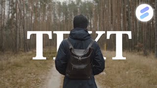 Tutorial edit teks di belakang objek || spring tutorial🔥