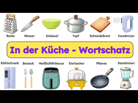 In the kitchen | Learn German vocabulary for beginners | Learn German A1-A2