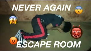 SCARIEST ESCAPE ROOM EVER!! *ALMOST DIED* MUST WATCH!!