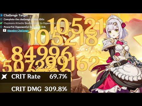 DAY 5!! NOELLE TRUE GEO ARCHON GODDESS GEOSCALIBUR 300% CRIT DMG | Hidden Strife Genshin Impact
