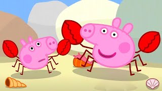 Peppa Pig And George Pretend To Be Crabs 🐷 🦀 Peppa Pig Official Channel 4K Family Kids Cartoons