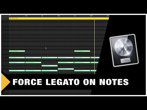 Logic Pro X Tutorial - Force Legato (Pro Tip)
