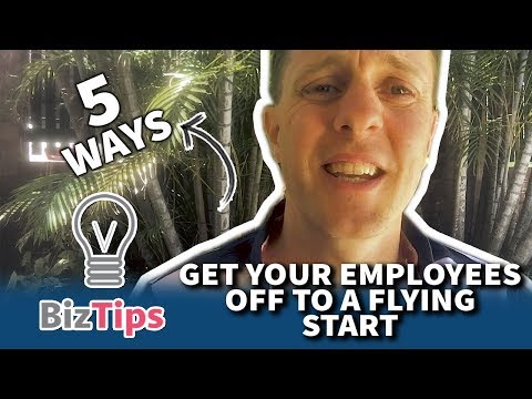How To Get Your Employees Off To A Flying Start | BizTip