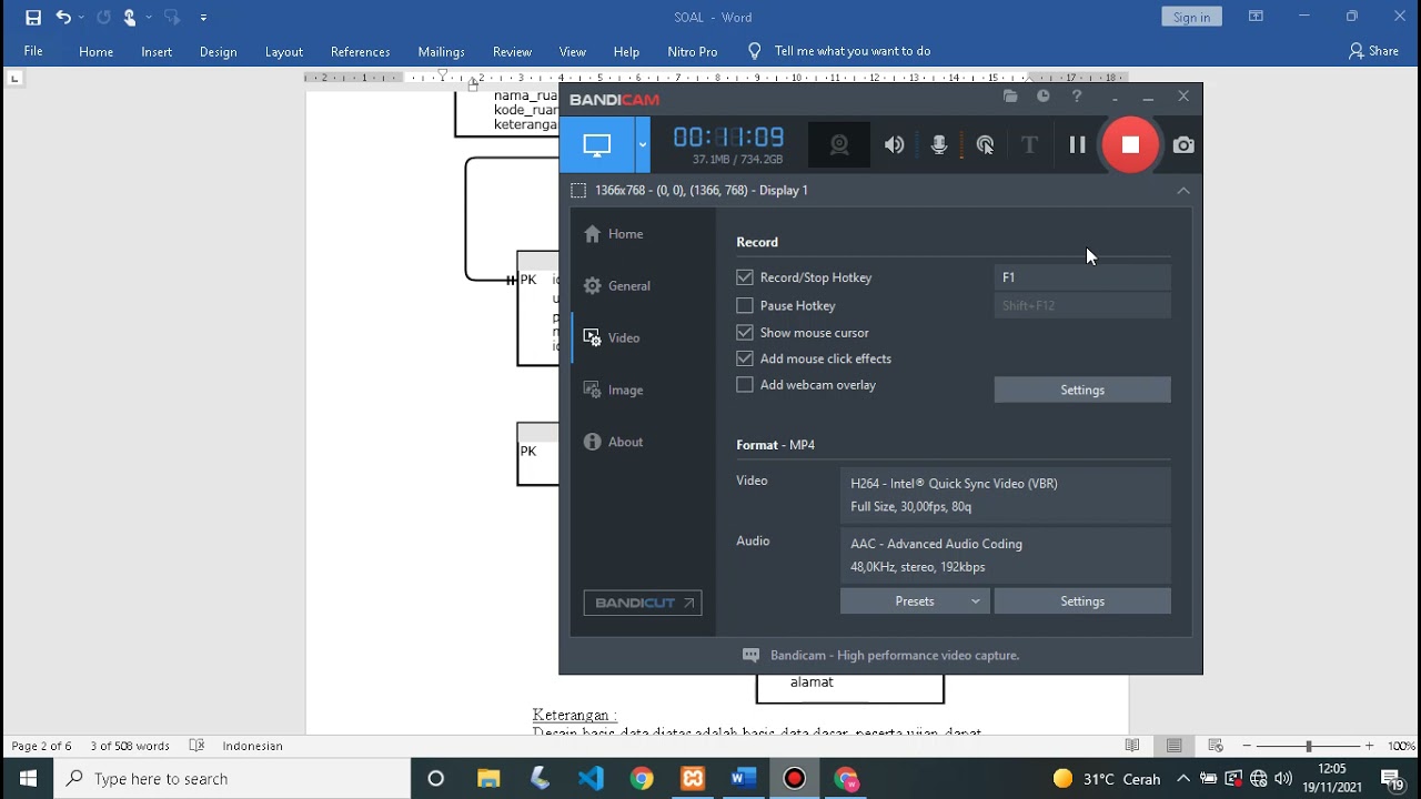 1. Pembuatan DATABASE