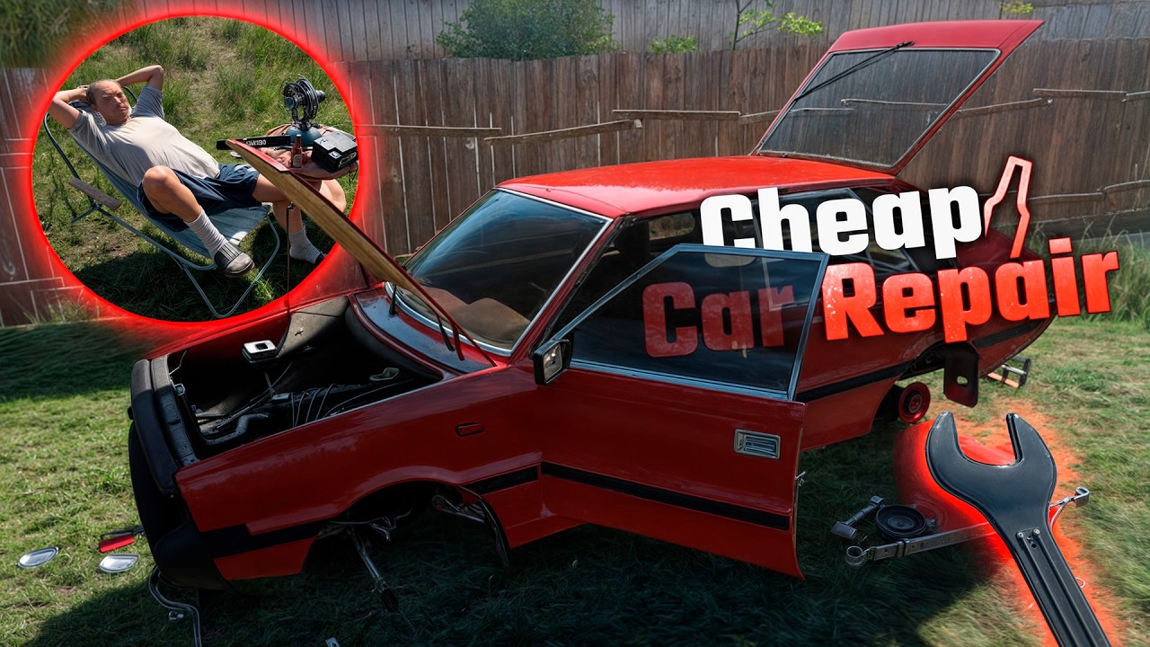 DESMONTEI O CARRO DO VIZINHO INTEIRO COMO VINGANÇA! - Cheap Car Repair #8