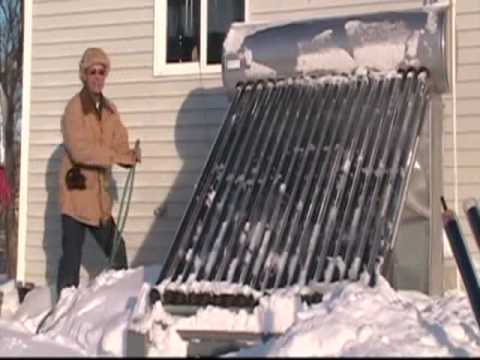 Solar water heater maintenance