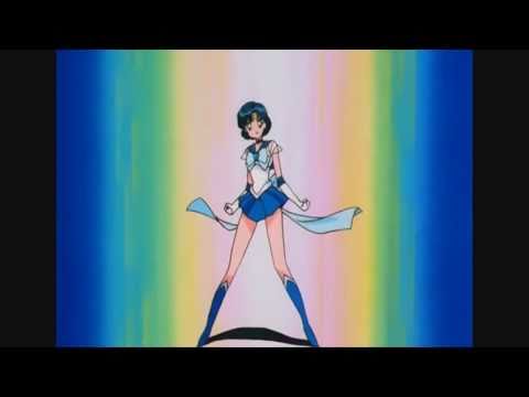 Sailor Mercury ALL Transformations and Attacks HQ / HD