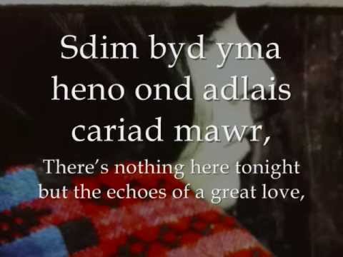 Môr o Gariad - Sara Meredydd (geiriau / lyrics)