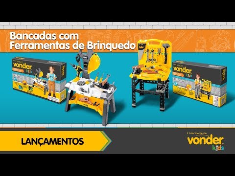 Bancadas com Ferramentas de Brinquedo VONDER