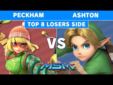 MSM Online 29 - Peckham (Minmin) Vs. Ashton (Young Link) Top 8 Losers Side - Smash Ultimate