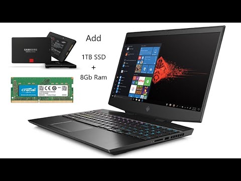 Add 1TB SSD + 8GB Ram to HP Omen 15(2019) RTX