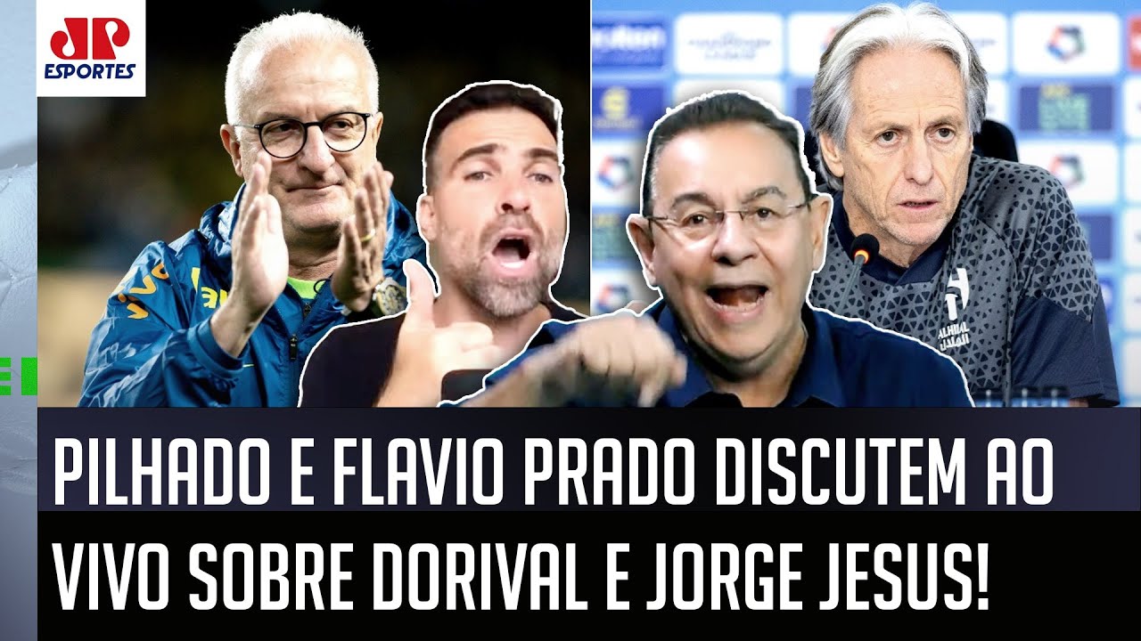 PEGOU FOGO! "É UM ABSURDO VOCÊ FALAR ISSO! O Dorival PERTO do Jorge Jesus..." Seleção FERVE DEBATE!
