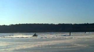 preview picture of video 'ice racing motorcycle's laconia new hampshire'