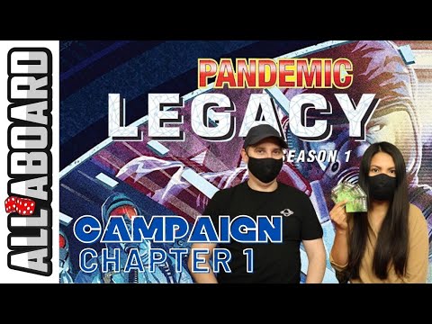 PANDEMIC LEGACY SEASON 1 | 2-Player Playthrough | Chapter 1: Initial Infections *SPOILERS*
