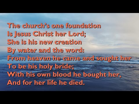 The Church's One Foundation (Tune: Aurelia - 5vv) [with lyrics for congregations]
