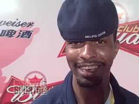 Athlete TV: USA Olympic High Jumper Andra Manson Challenges Dwight Howard of the Orlando Magic