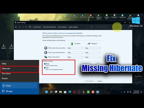 How To Fix Missing Hibernate Option On Windows 10/11