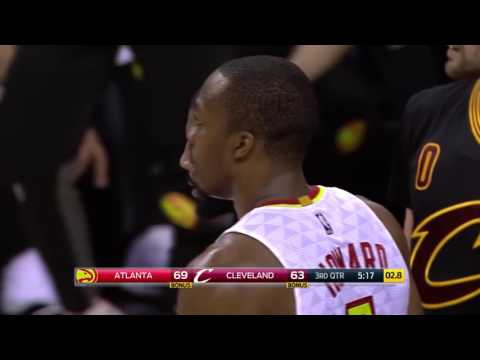 Kyrie Irving Blocks Dennis Schroder   Hawks vs Cavaliers   November 8, 2016   2016 17 NBA Season