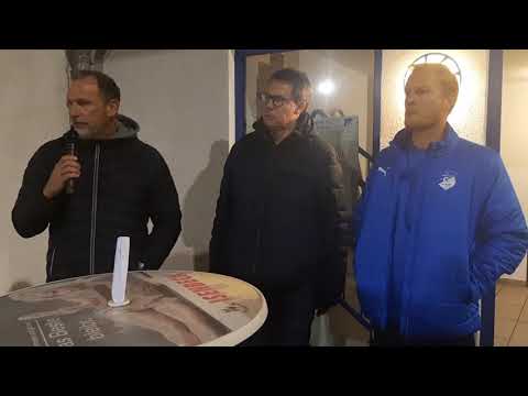 Trainergespräch/Pressekonferenz nach dem Westfalenpokalspiel SV Westfalia Rhynern - Rot Weiss Ahlen