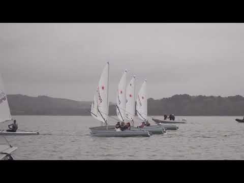 Laser sailing at the Irish Sailing Youth National Championships 2019