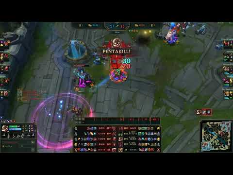 Corki pentakill 10.24 (mid lane vs Vlad)