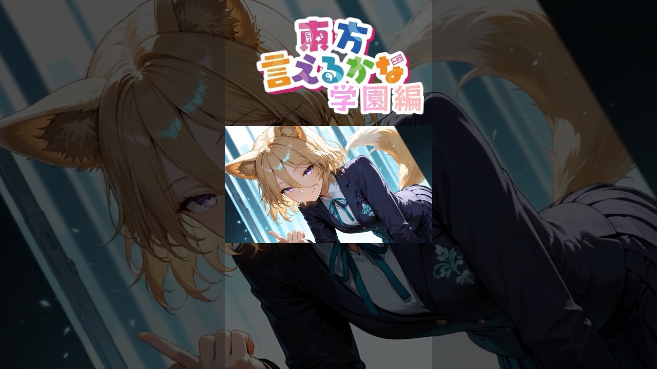 【東方】東方言えるかな？虹龍洞 【学園編】#shorts