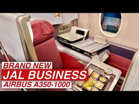 NEW Japan Airlines Business Class - Airbus A350-1000 - JFK New York to Tokyo Haneda review.