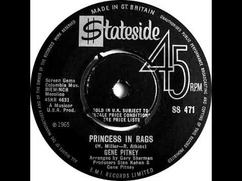 UK New Entry 1965 (283) Gene Pitney - Princess In Rags