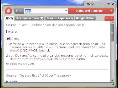 Definición de brutal