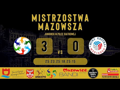 tv.nsk.pl [LIVE3] LOS Nowy Dwór Mazowiecki - MUKS Krótka Mysiadło 3:0 2023-02-03 16:00 juniorki