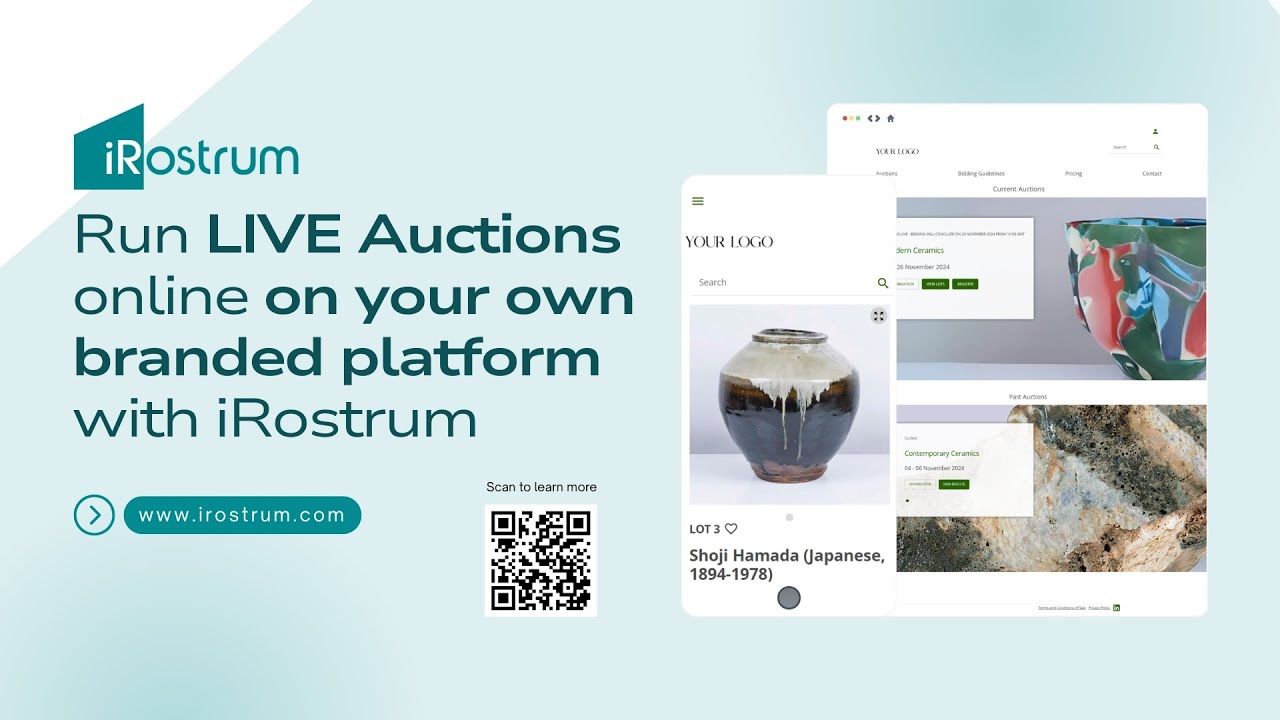 iRostrum LIVE Auction Software | Next-generation online auction platform for auctioneers