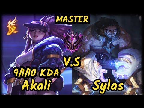 HL Name (AKALI) vs SYLAS - 9/1/10 KDA TOP GAMEPLAY - BR Ranked MASTER