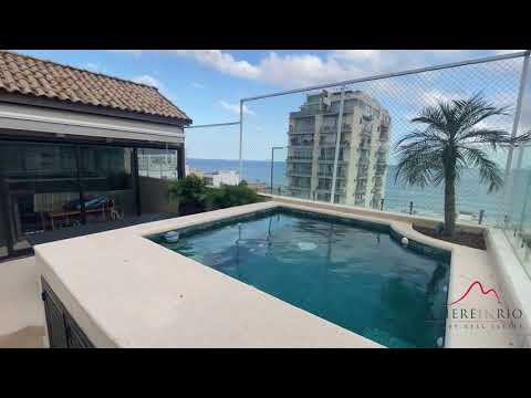 W04.001 - Cobertura com piscina e vista mar em Ipanema | INDISPONÍVEL