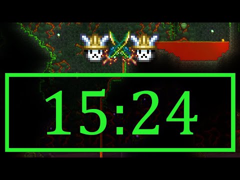 Terra Blade Journey Mode {2p} in 15:24 [Current WR] - Terraria Speedrun