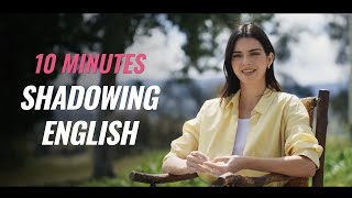 Shadowing English with Kendall Jenner | English Speaking Practice