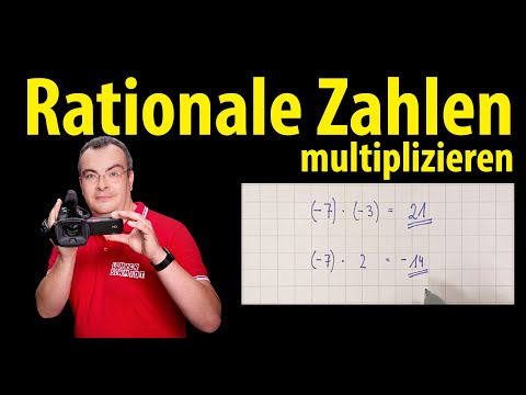 rationale Zahlen multiplizieren - ganz einfach erklärt | Lehrerschmidt