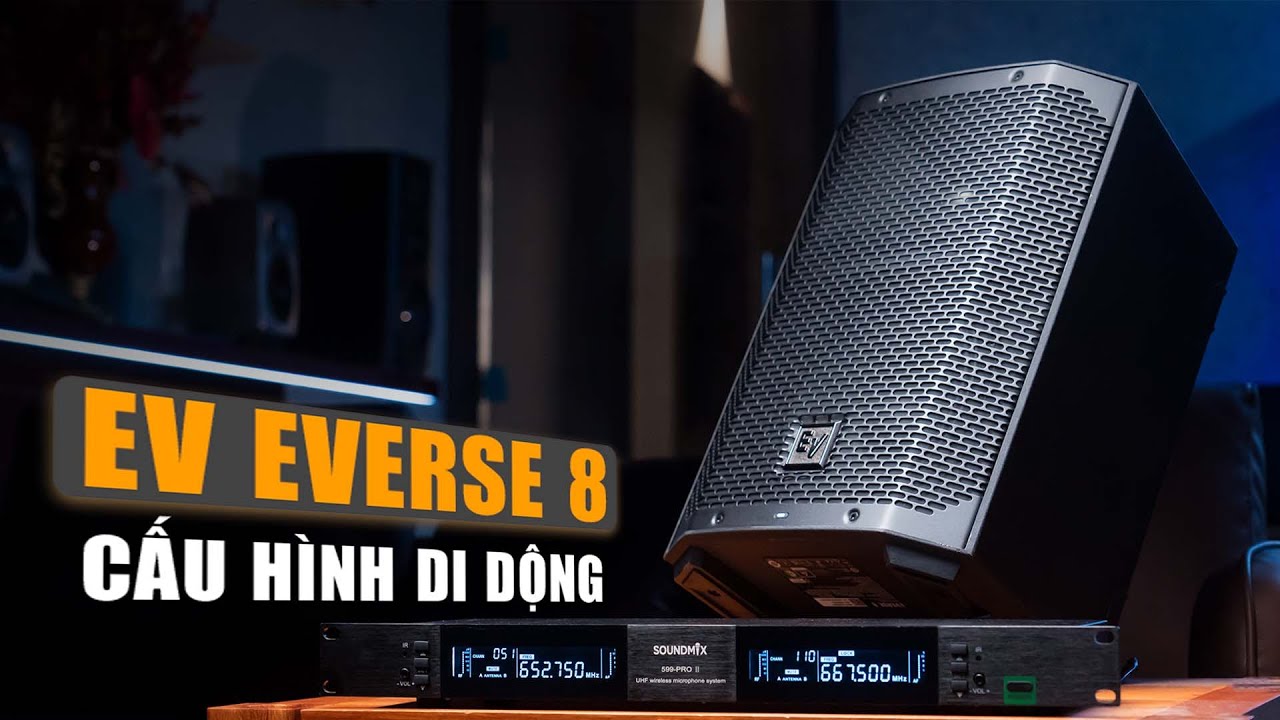 video Dàn Karaoke Gia Đình ElectroVoice Everse 8 TVA032023 Hiện Đại 0