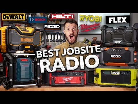 Best Jobsite Radio? Milwaukee, DeWalt, Ryobi, Bosch