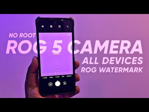 ROG 5 Camera Port for All Devices | ROG Watermark | NO ROOT