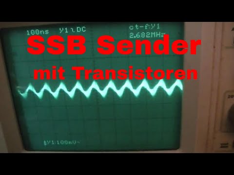 SSB Sender mit NE602 oder NE612 und die Chips mit Transistoren nachbauen - eflose #937