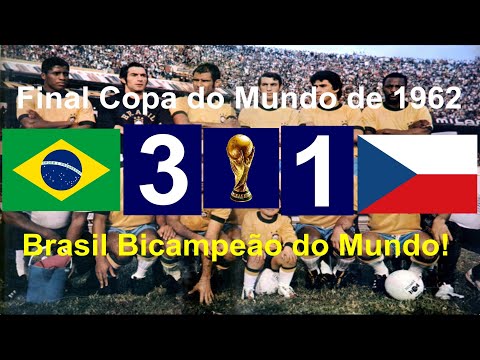 Brasil 3 x 1 Checoslováquia - Final da Copa do Mundo 1962